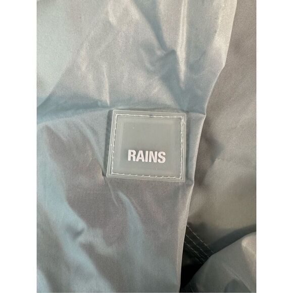 NWT Rains Women’s Bomber Windbreaker Track Jacket - Sky - L - Picture 6 of 8